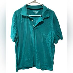 Croft & Barrow Green Polo Shirt Men’s Size M Short Sleeve